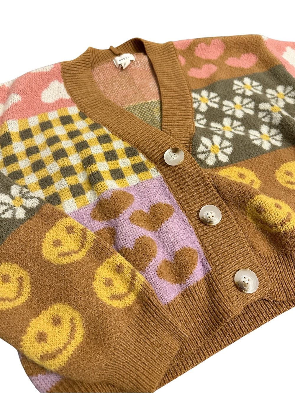 Debut Multicolor Patchwork Cardigan - Picture 4 of 11